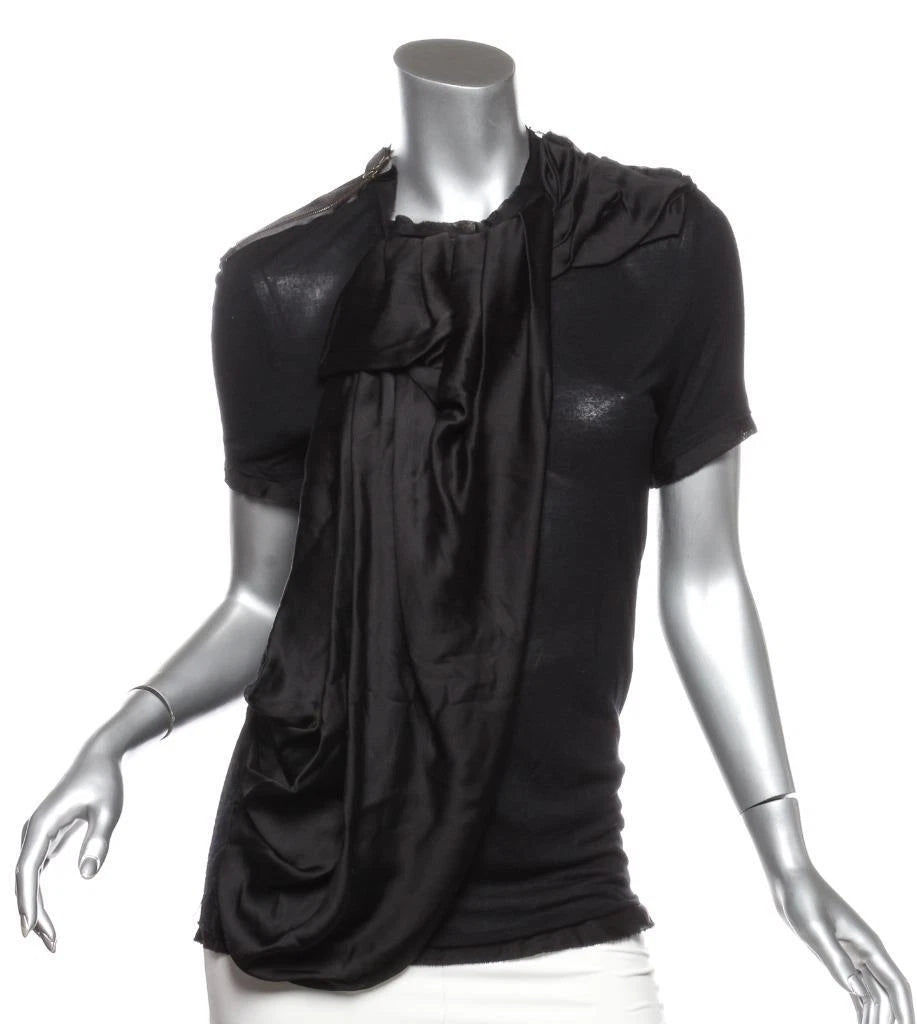 top lanvin col destructuré